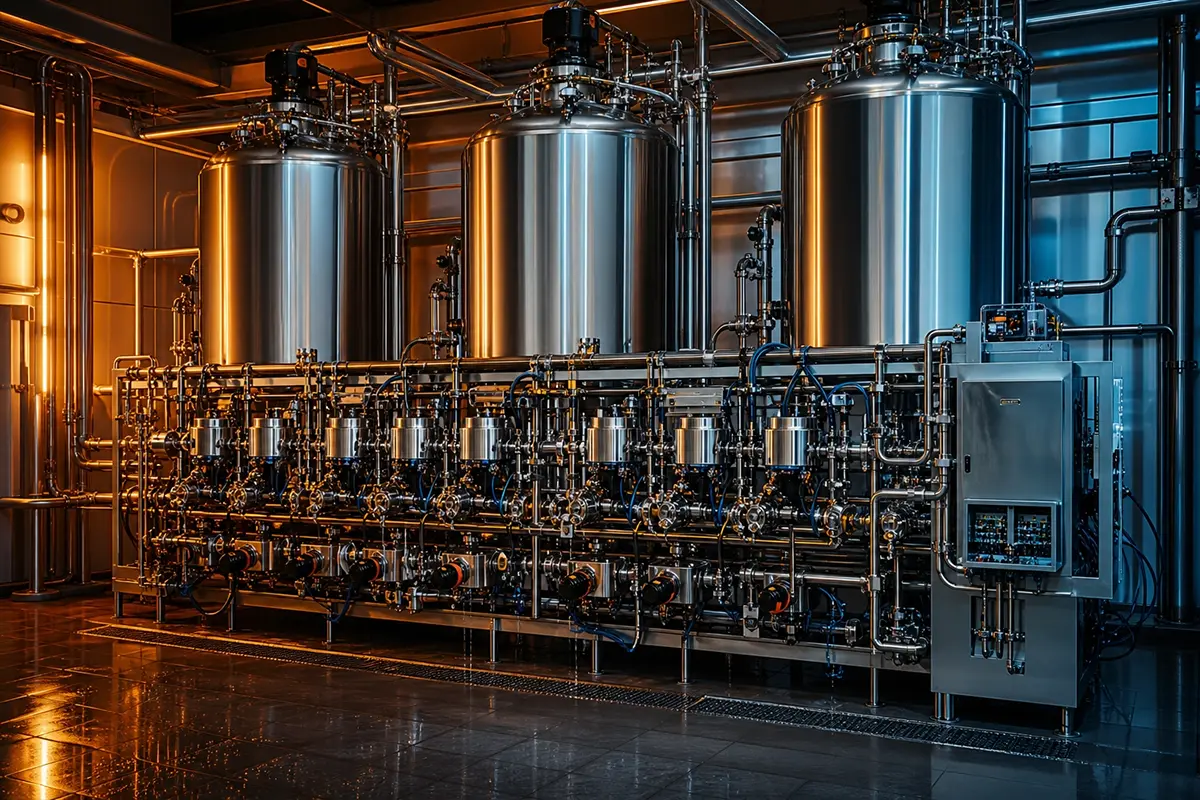 Tam Otomatik (PLC) 3 Hatlı CIP Yıkama Ünitesi