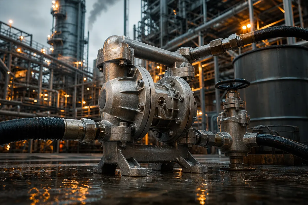 Petrokimya Tesisi Ex-Proof Solvent Transferi